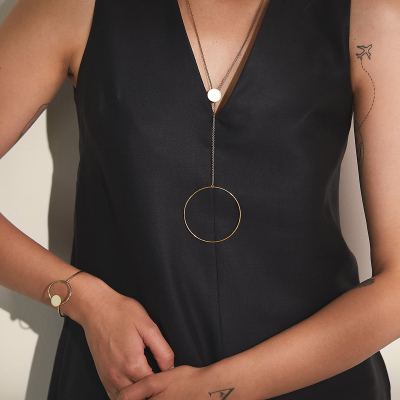 PLATTITUDE CIRCLE necklace