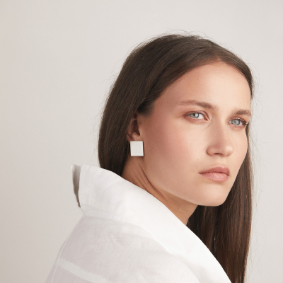 Plattitude Square Earrings 2